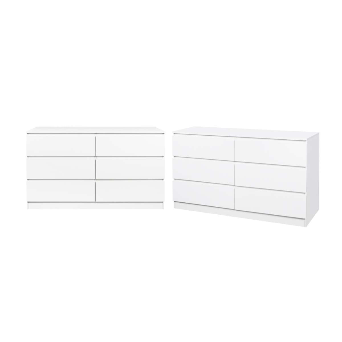 Jolt Six Drawer Storage - Bundle - White | Mocka NZ