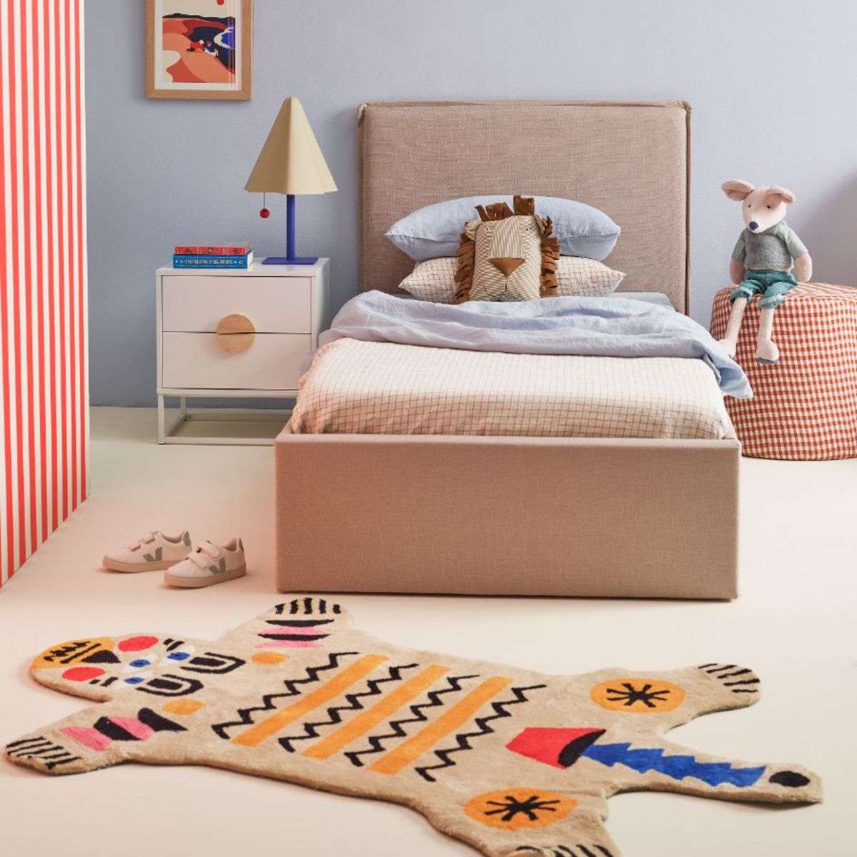 Peyton Single Bed - Oatmeal | Kids Bedroom Furniture