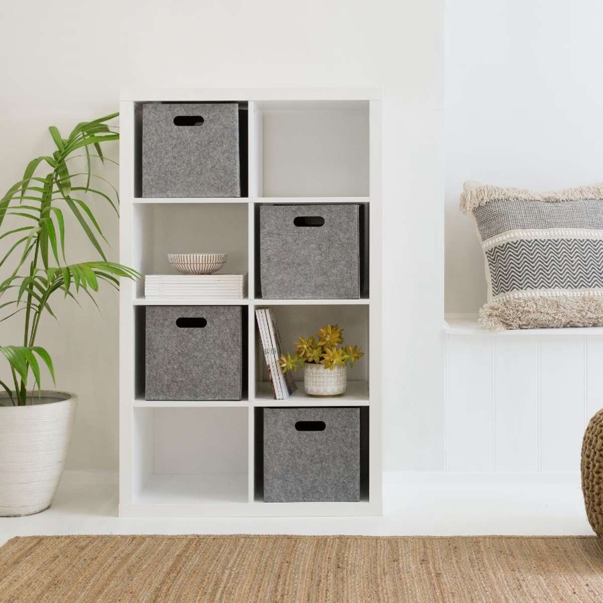 Luna 8 Cube Storage - White