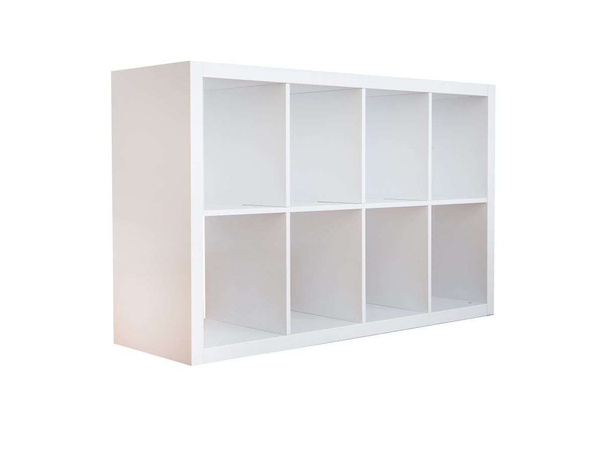 Luna 8 Cube Storage - White