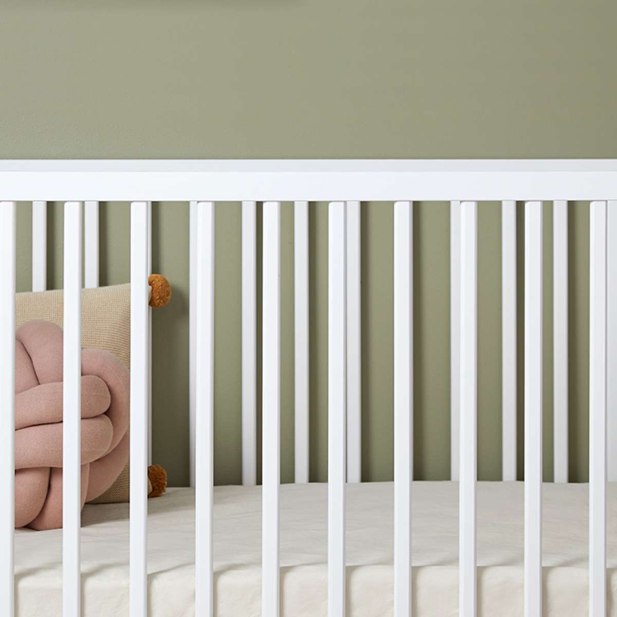 Aspiring Cot In White - Baby Cots Online At Mocka