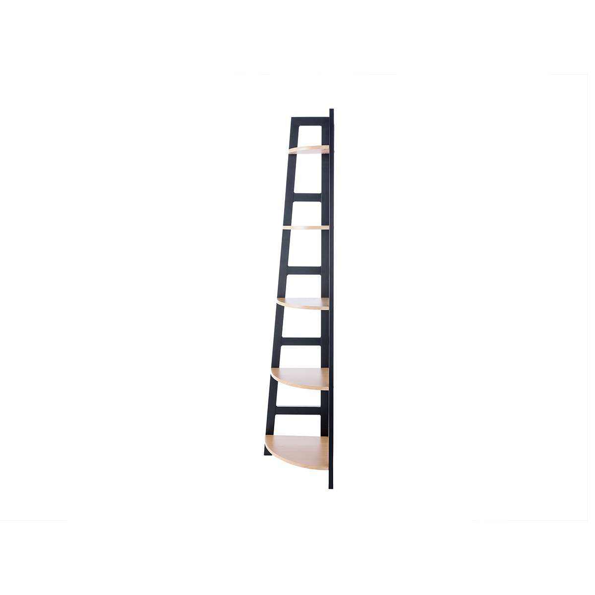 Porto Corner Shelves - Black