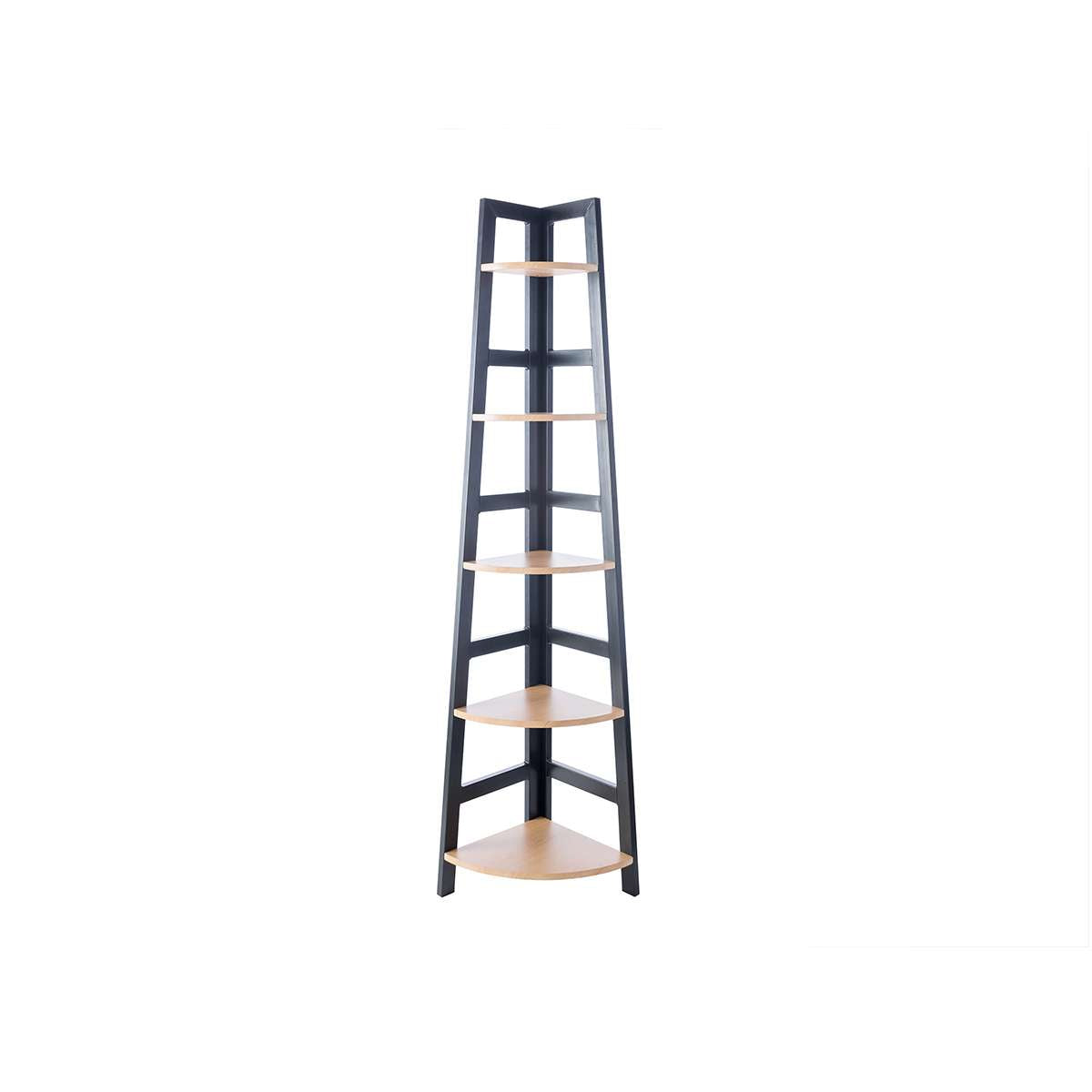 Porto Corner Shelves - Black