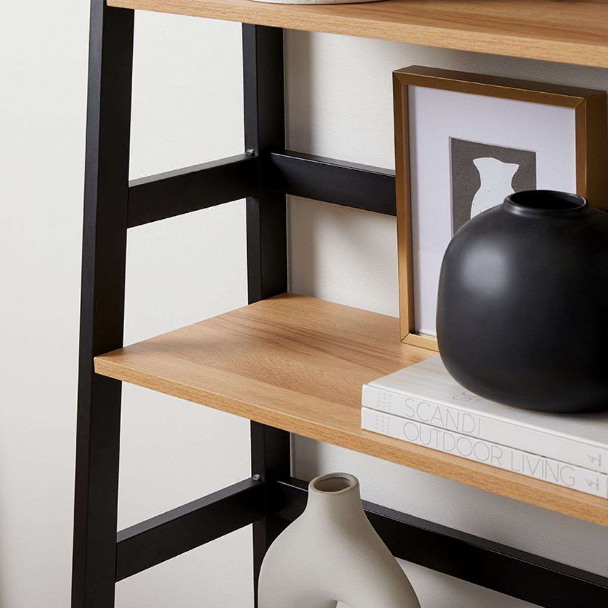 Porto Five Shelves - Black