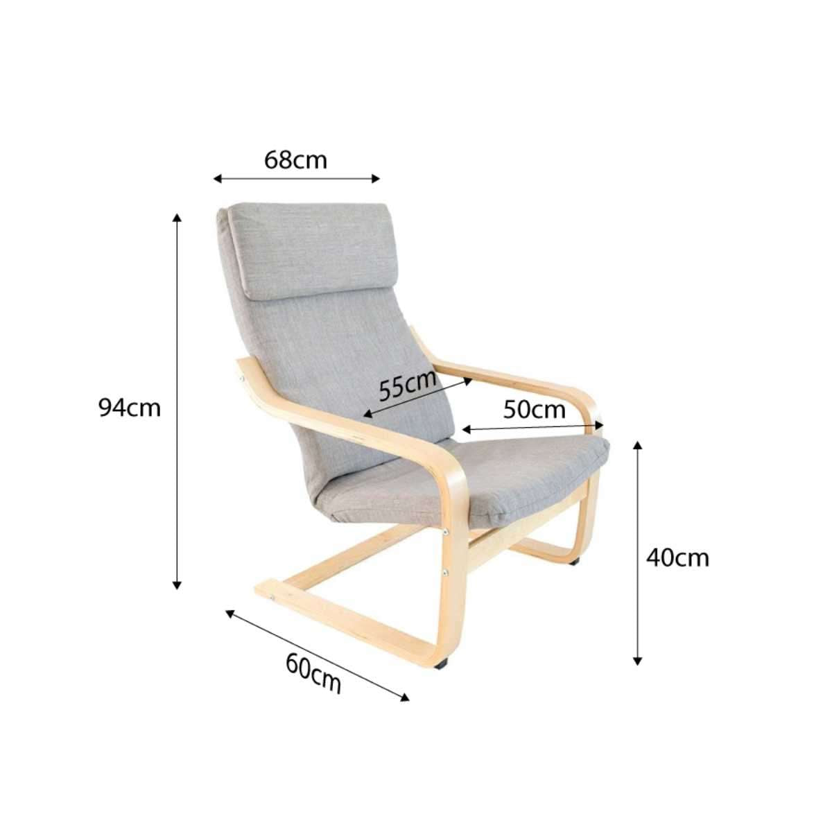 Asta Armchair - Grey