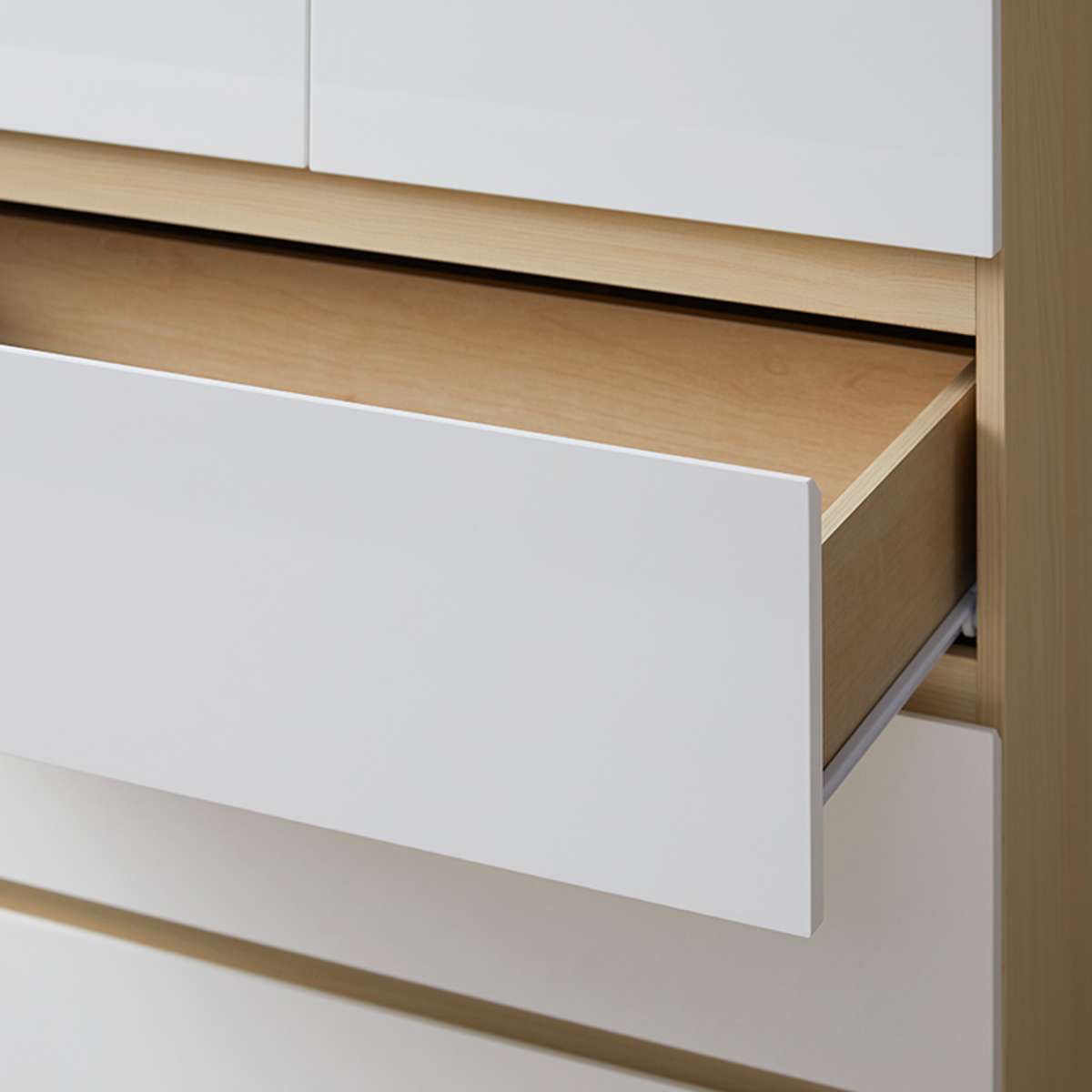 Jolt Tallboy Drawers - Natural/White