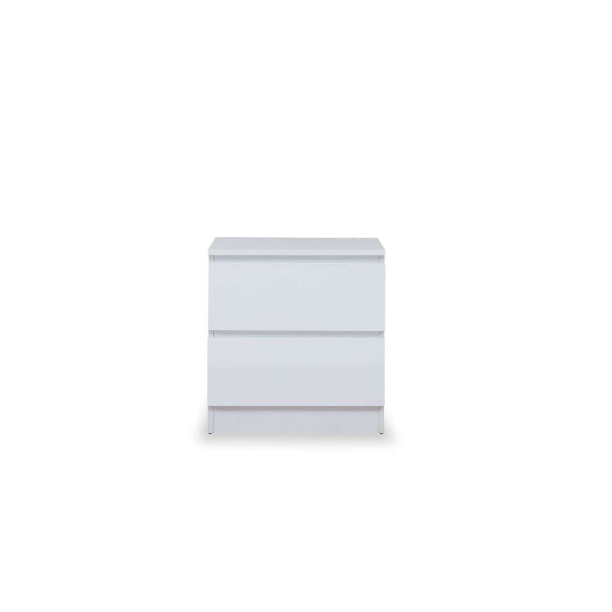 Jolt Bedside Table - White