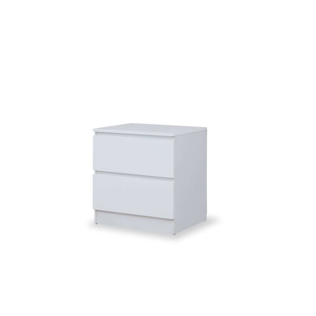 Jolt Bedside Table - White