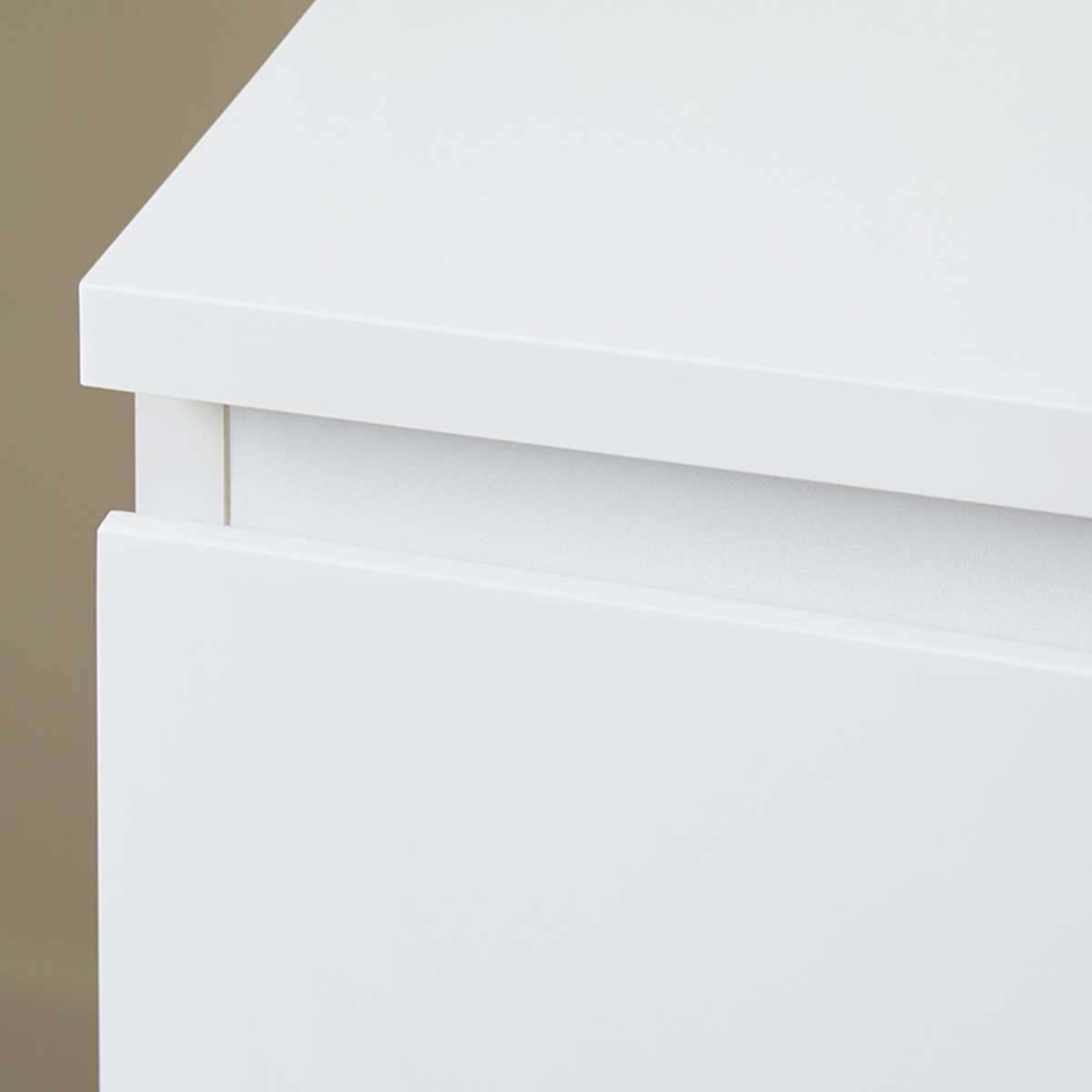 Jolt Bedside Table - White