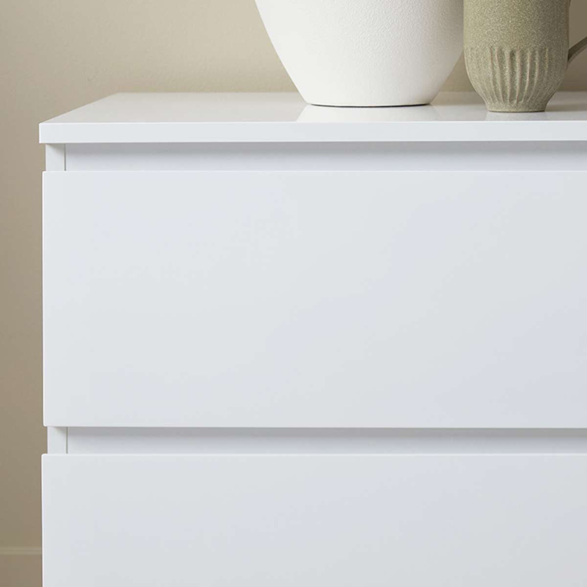 Jolt Bedside Table - White