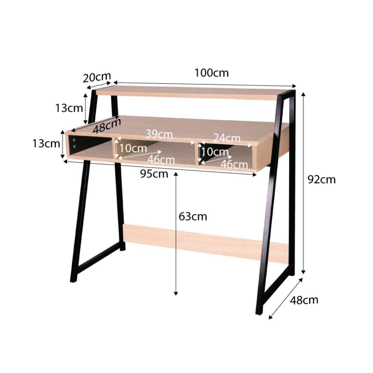 Porto Desk - Black