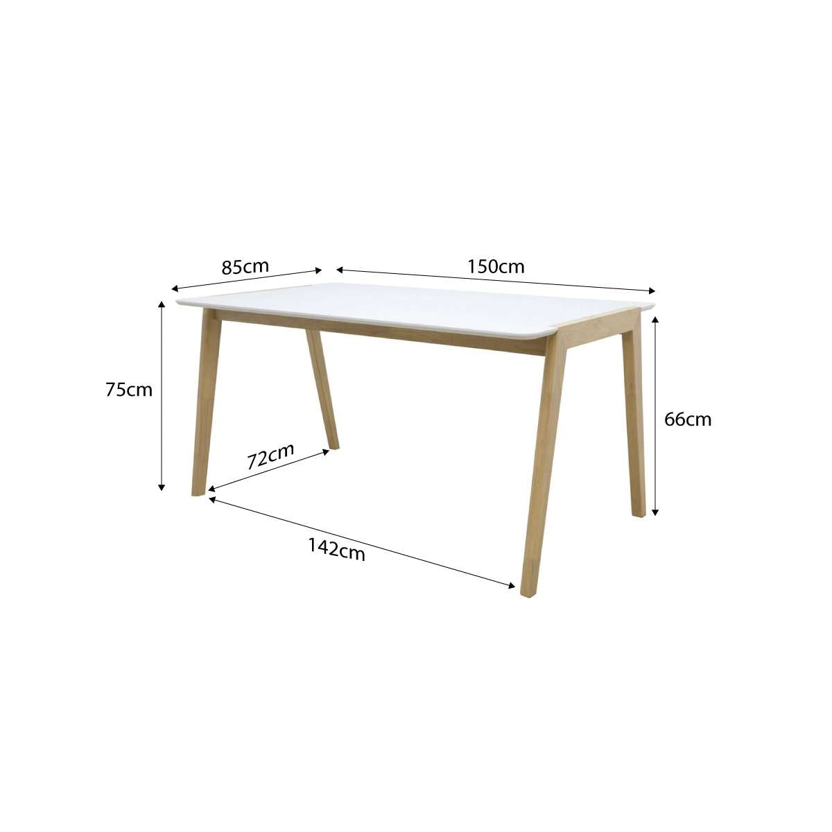 Kai 6 Seater Dining Table - Dining Room Furniture | Mocka NZ