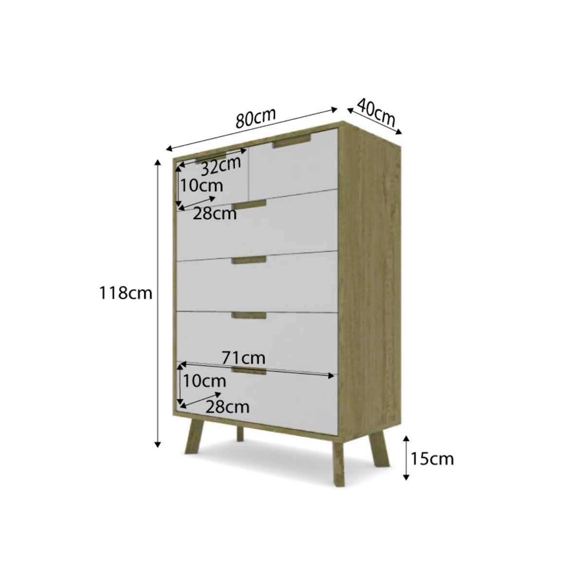 Chelsea Tallboy Drawers Bundle