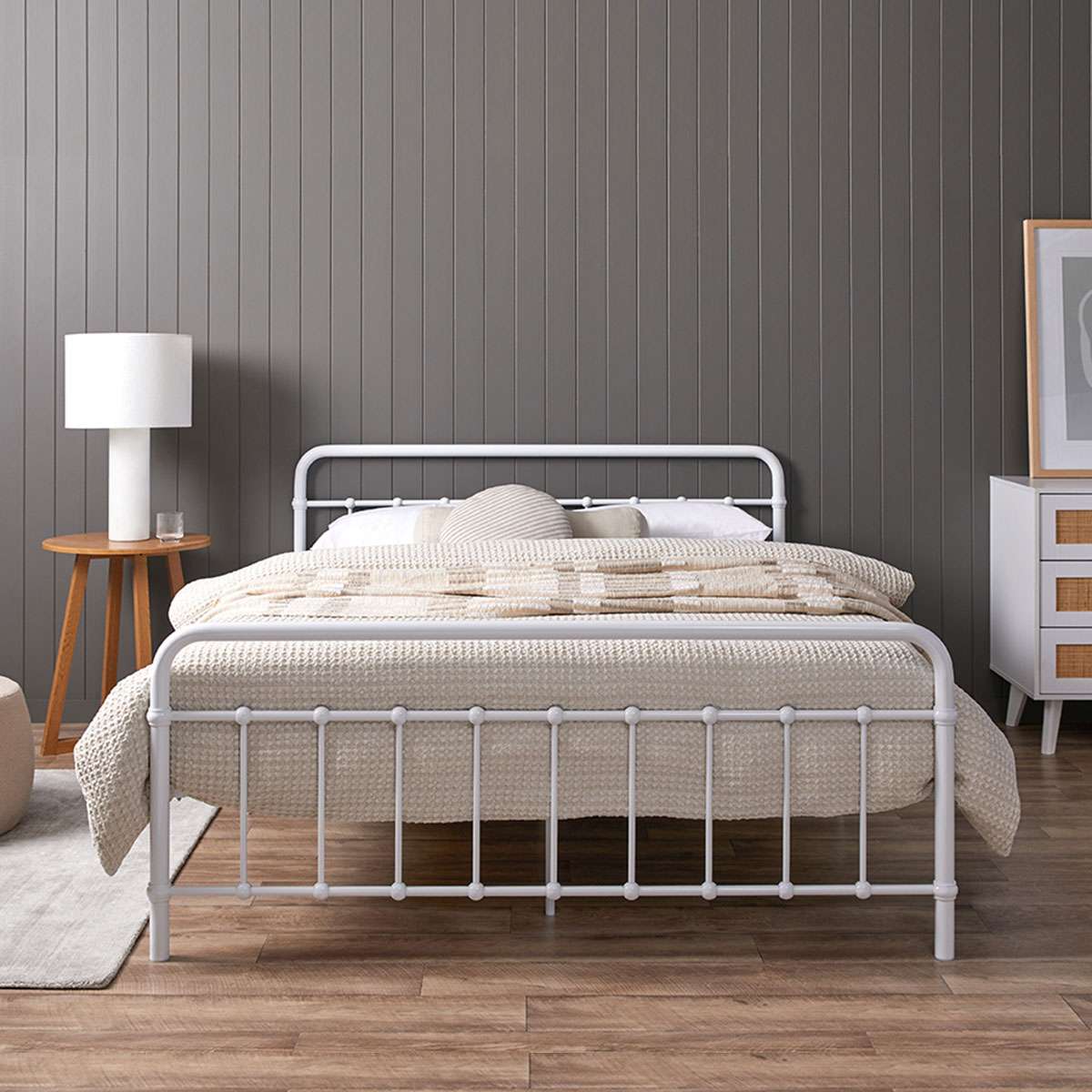 Sonata White Three Piece Bedroom Set | Mocka NZ