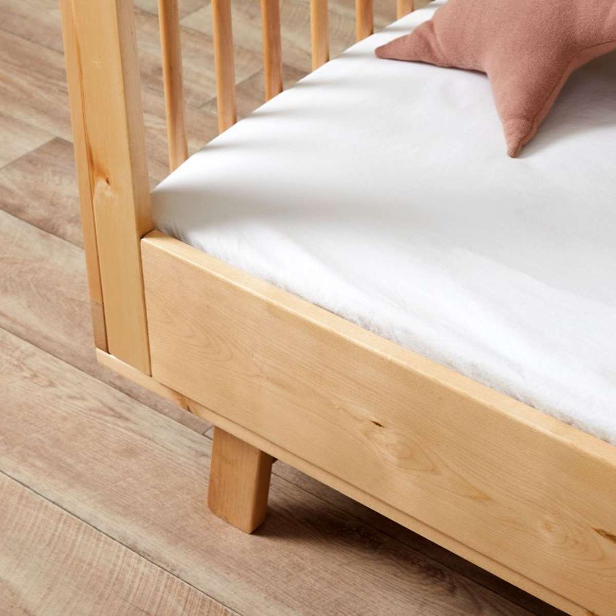Aspen Cot Toddler Bed Conversion - Natural