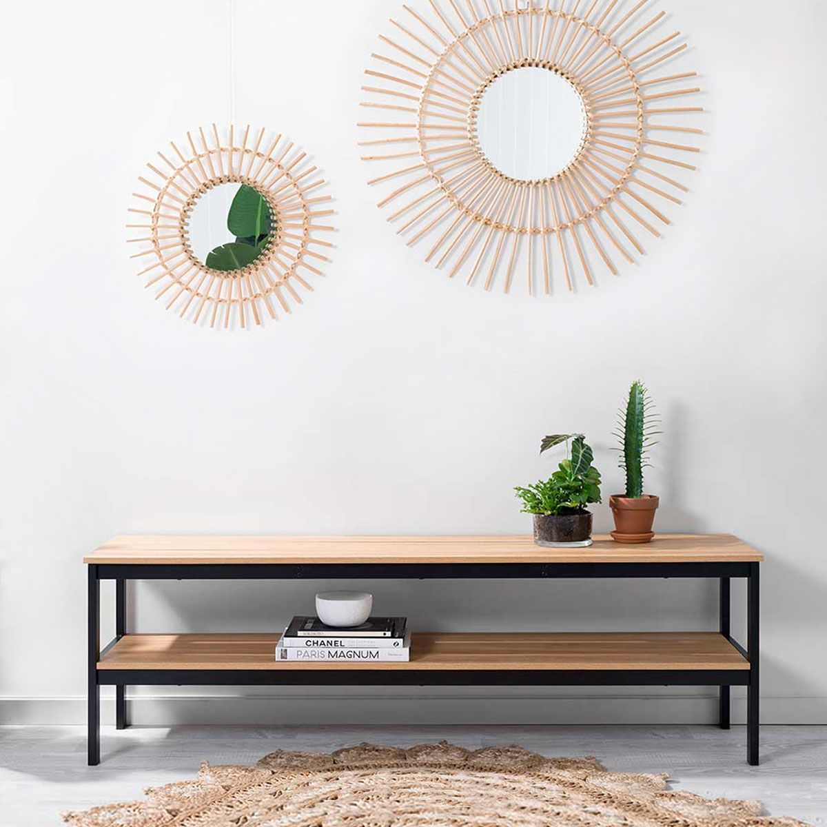 Porto Entertainment Unit - Black