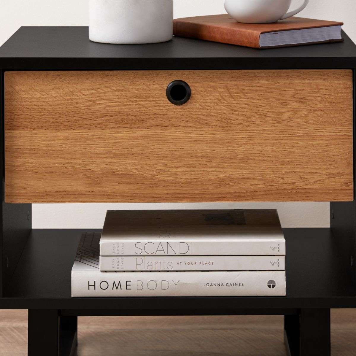 Parker Bedside Table - Black