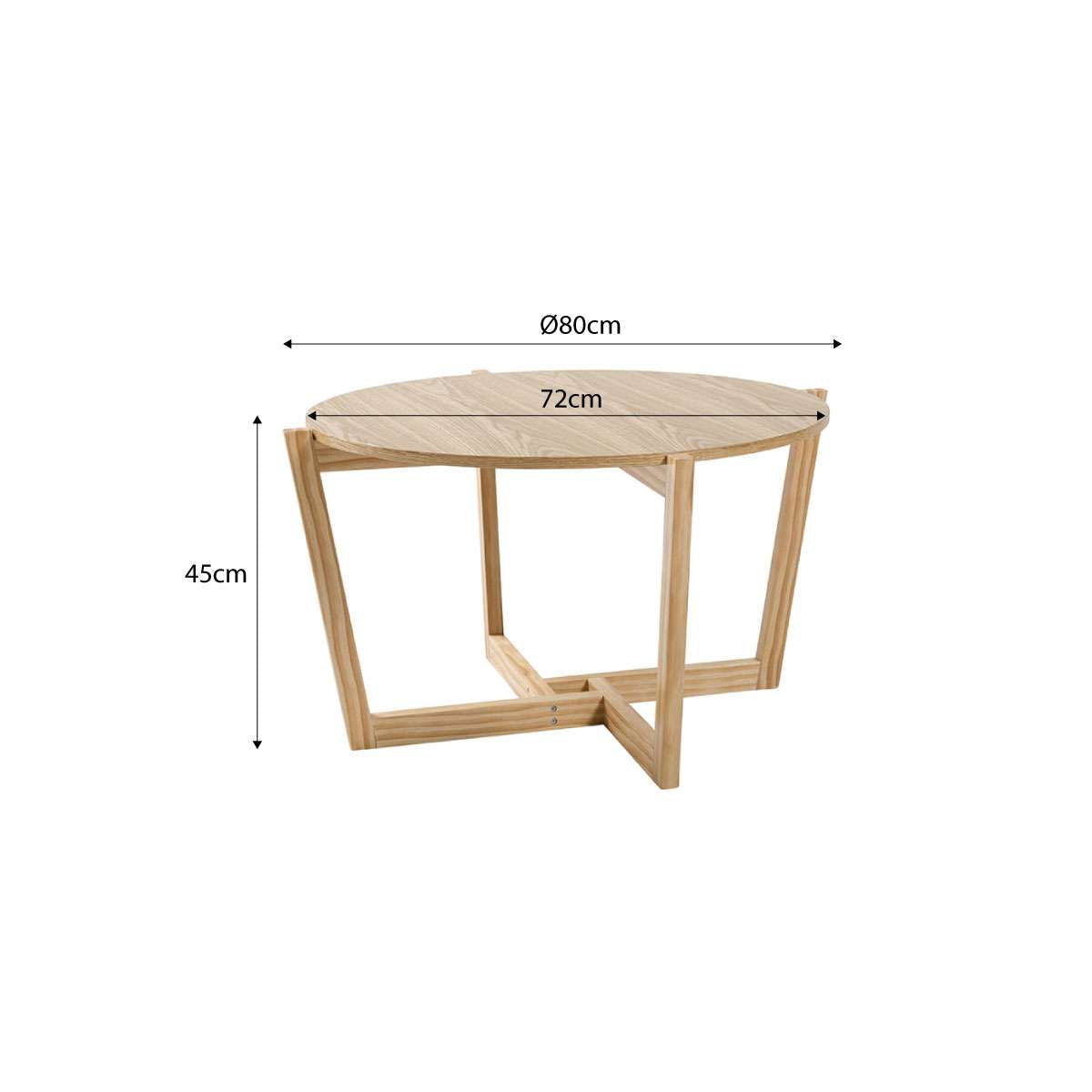 Ellwood Coffee Table - Natural/Natural - SECONDS