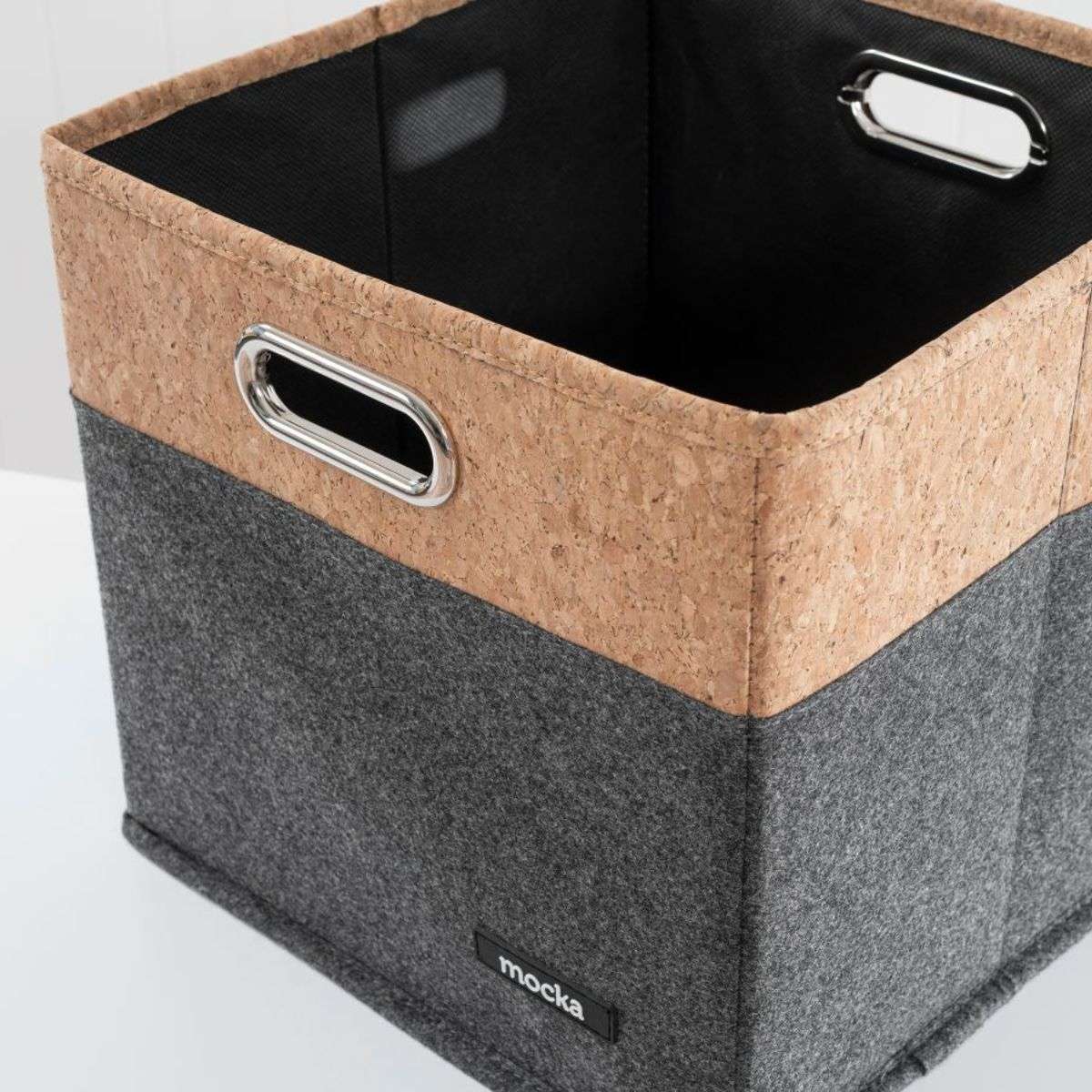 Loryn Cube Basket - Black