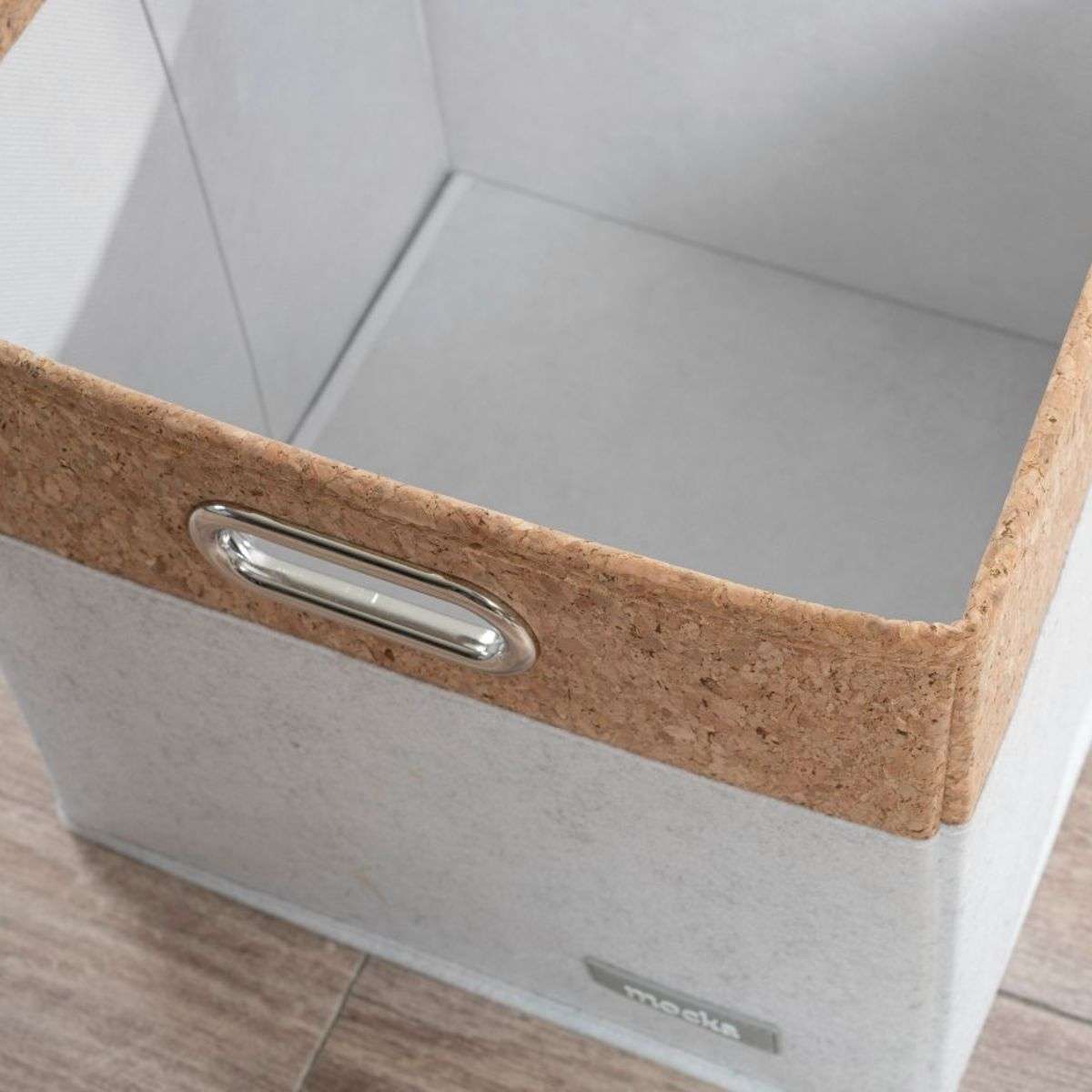 Loryn Cube Basket - White | Home Storage