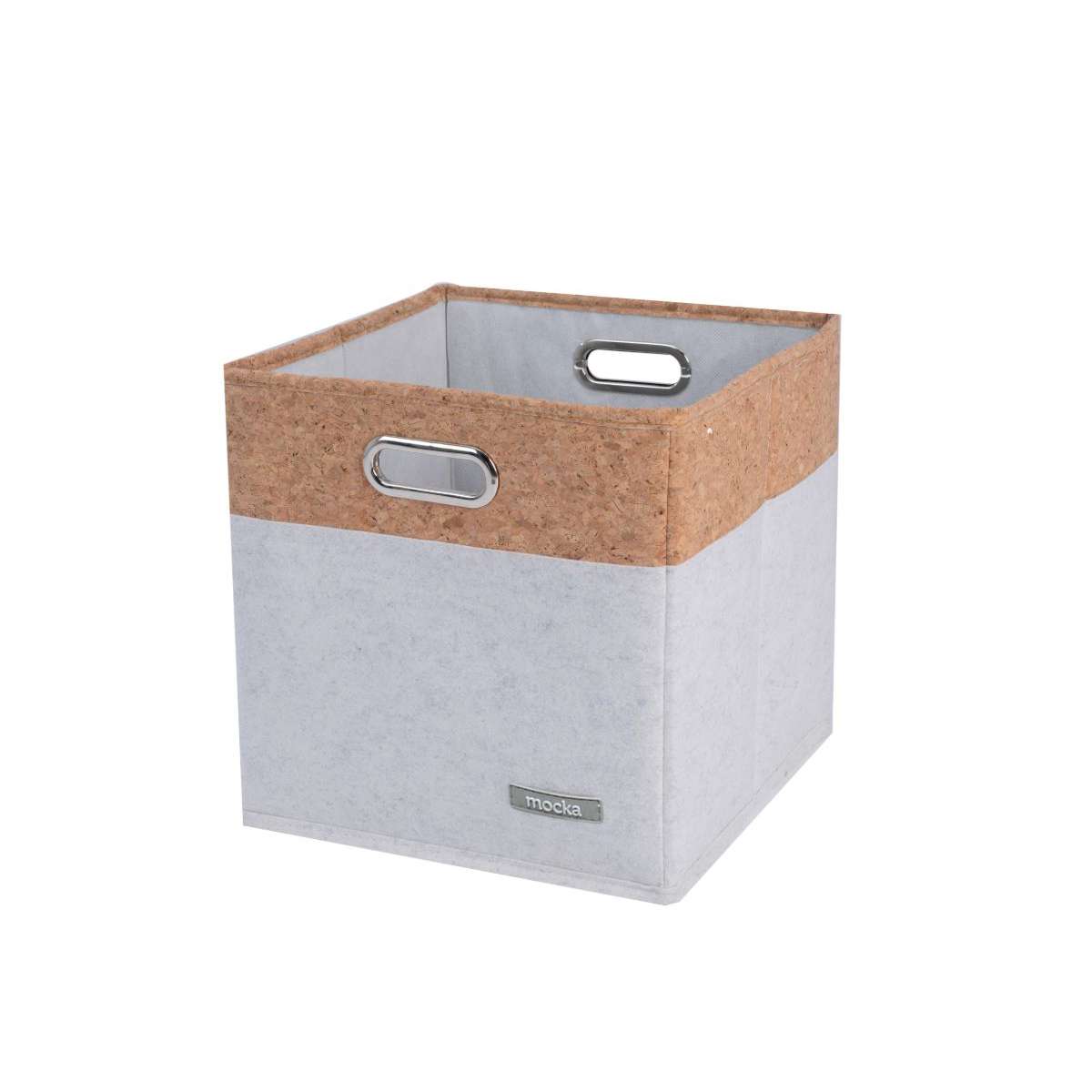 Loryn Cube Basket - White | Home Storage