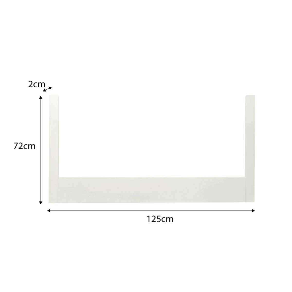 Boston White/Natural 3-in-1 Cot Conversion Bundle