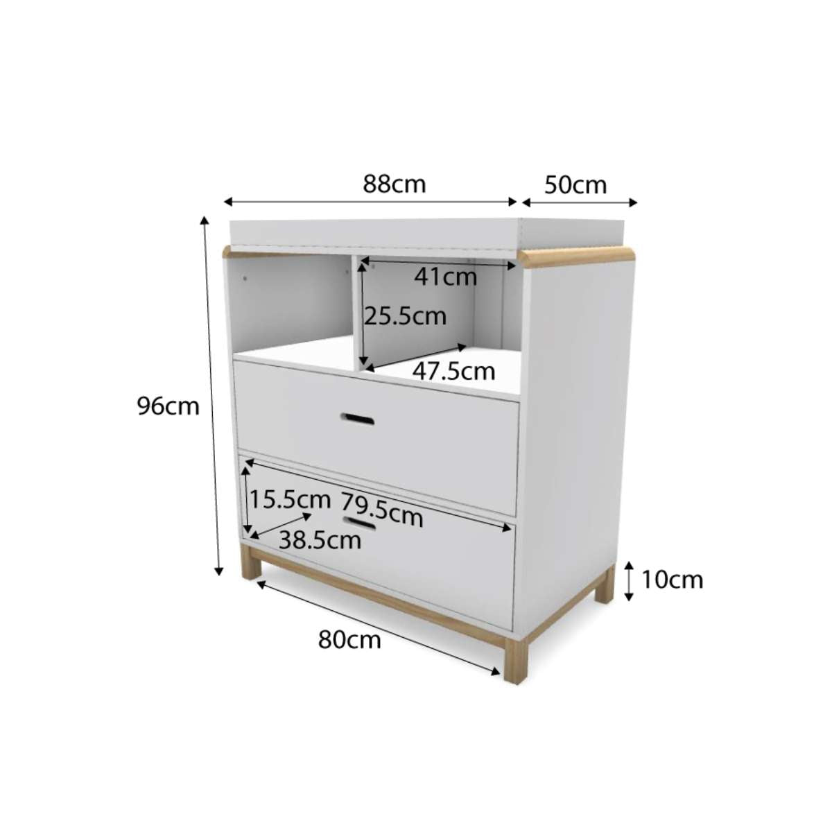 Tahoe Change Table - Nursery Furniture | Mocka NZ
