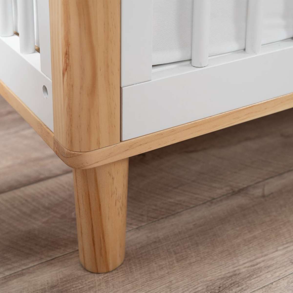 Tahoe Cot - White/Natural