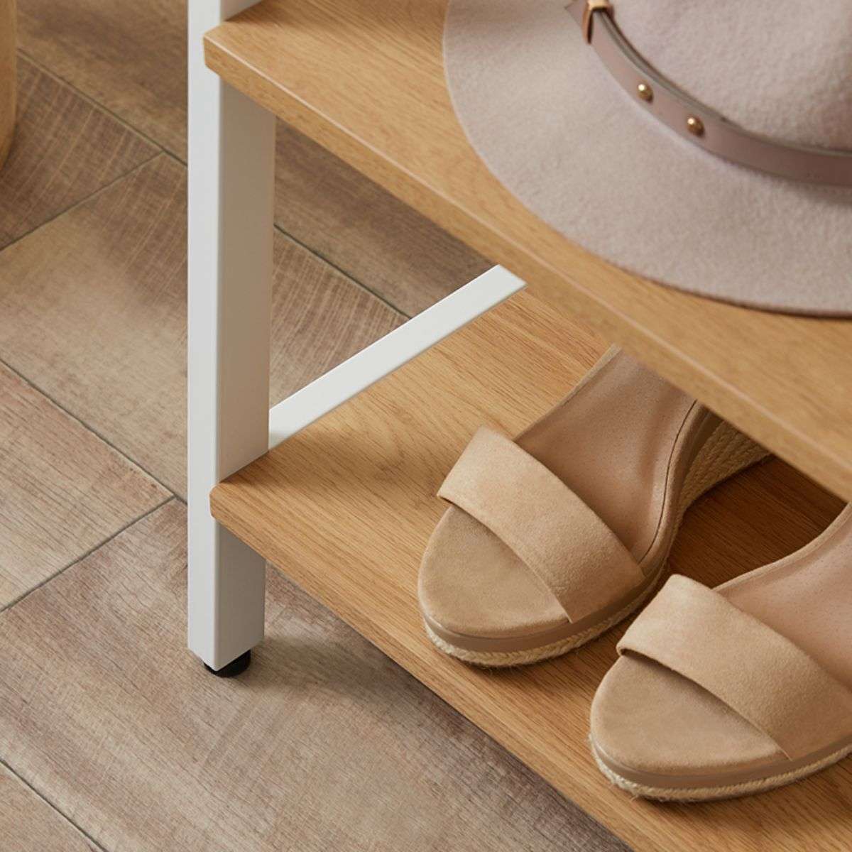 Porto Storage With Shelf - White