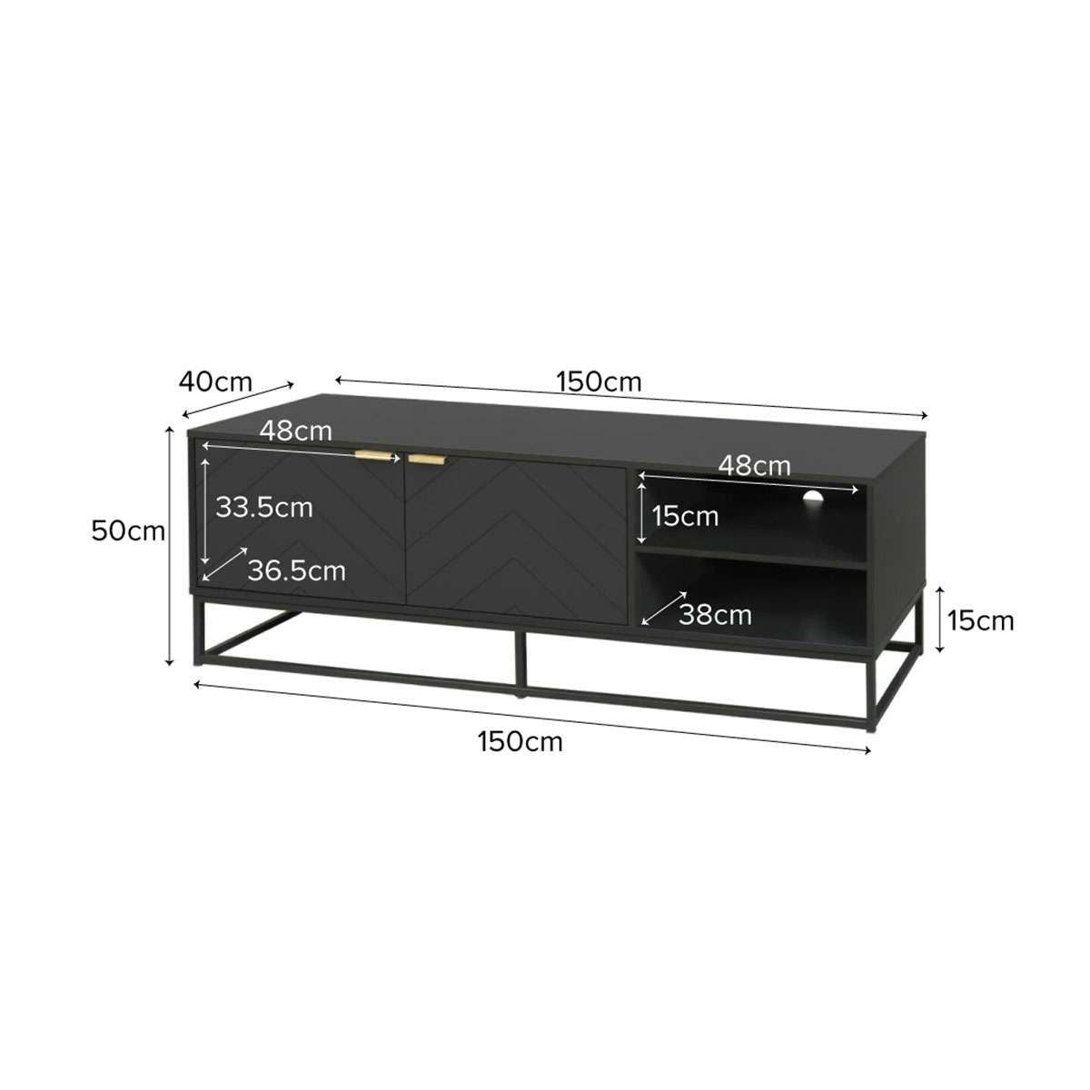 Inca Entertainment Unit - Black