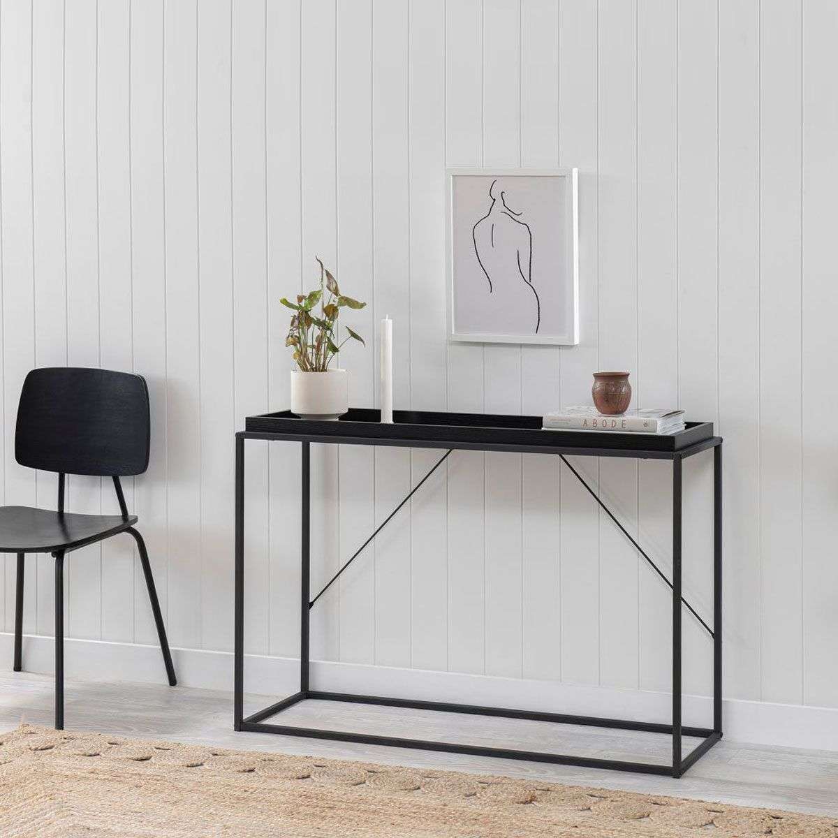 Zander Tray Console Table