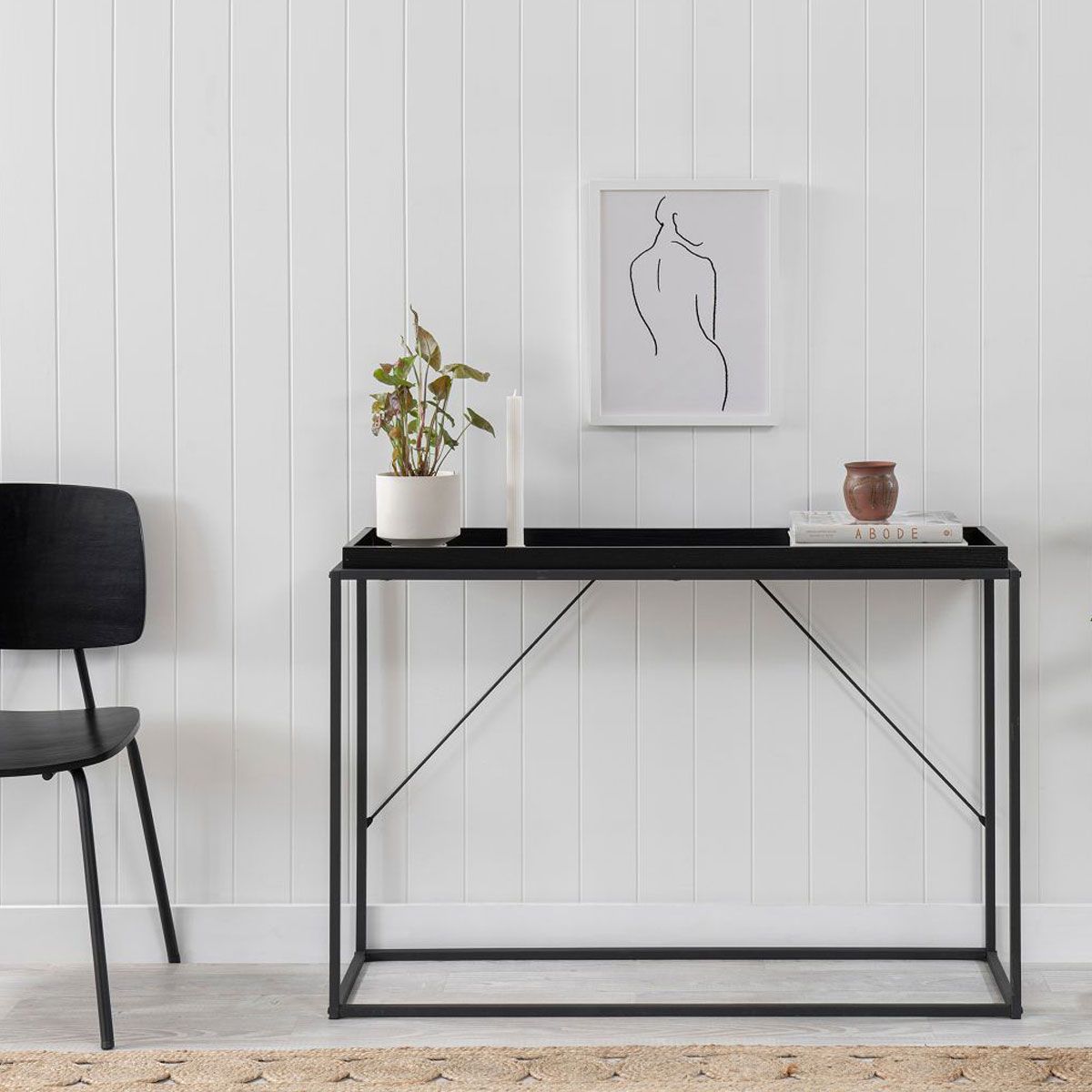 Zander Tray Console Table