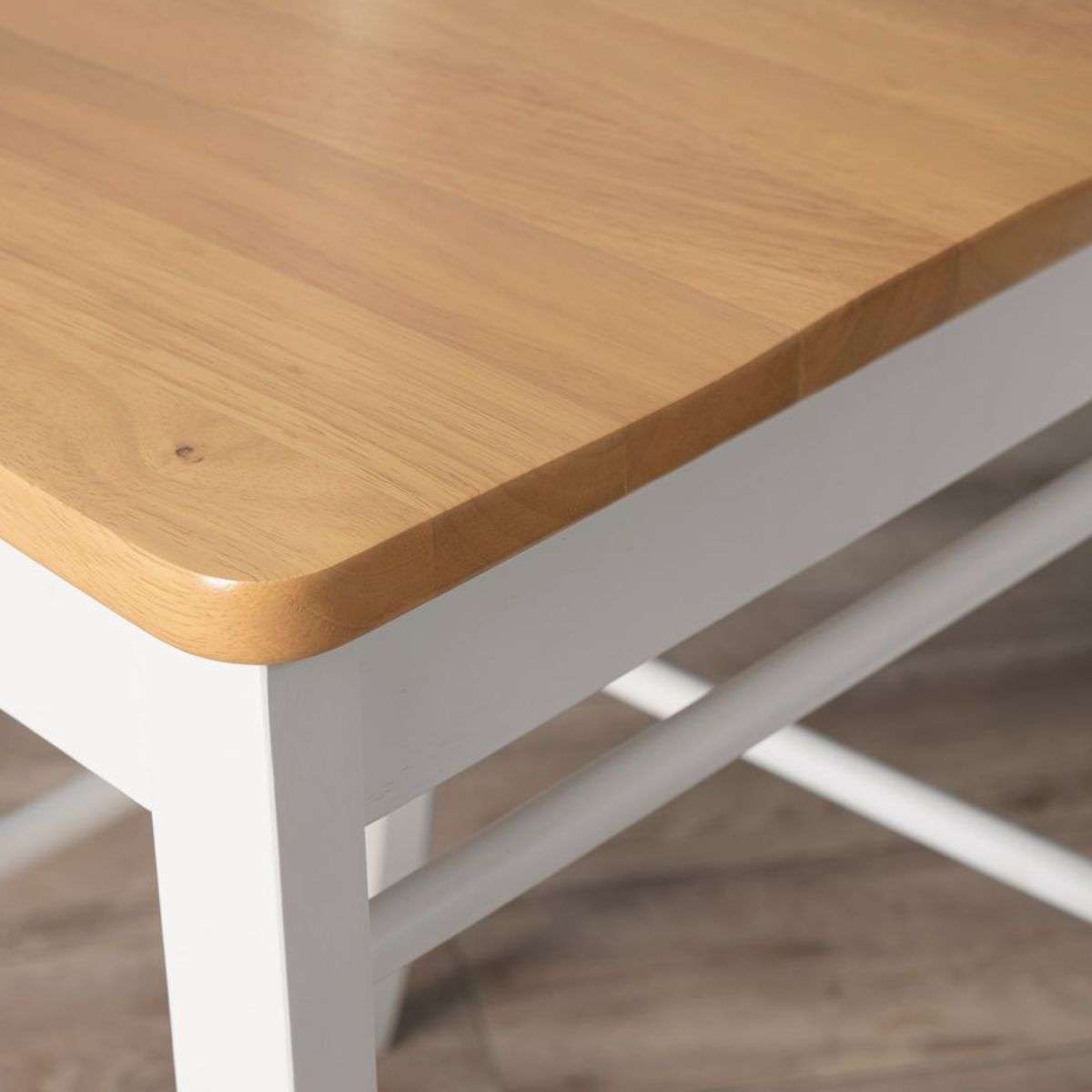 Hamptons Bar Stool - White/Natural