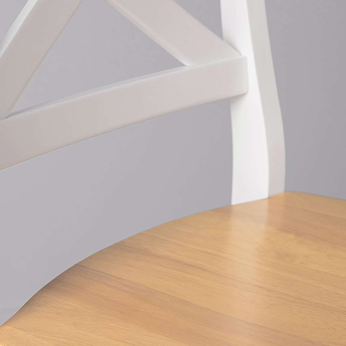 Hamptons Bar Stool - White/Natural