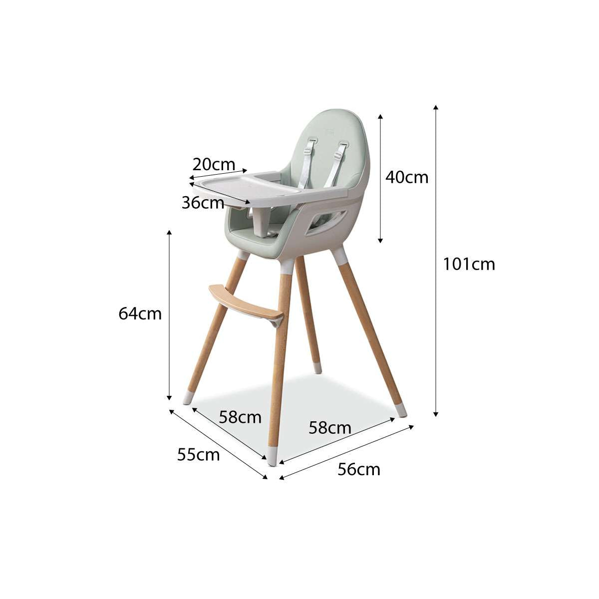 Aiden Highchair - Mint