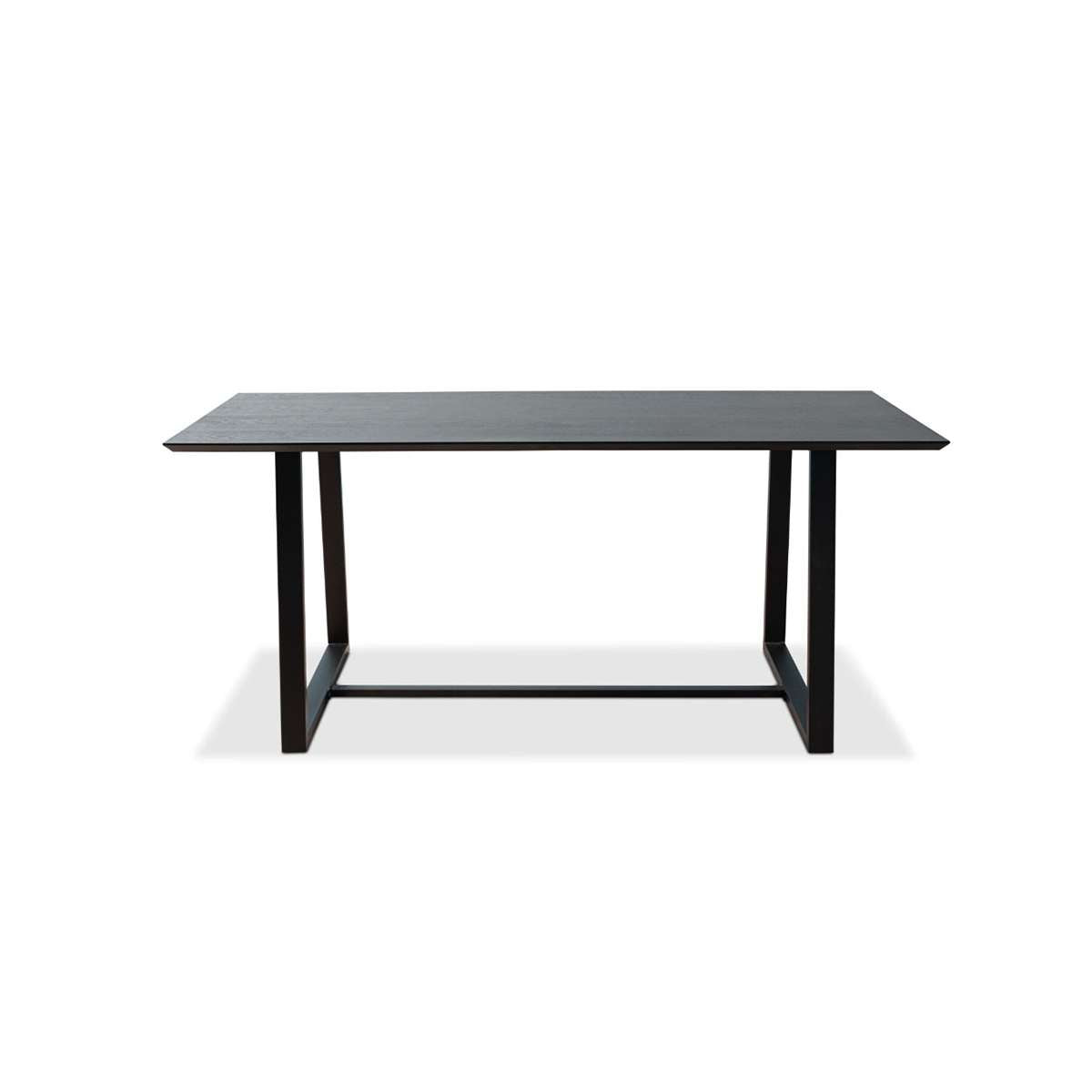 Zander 6 Seater Dining Table - Black