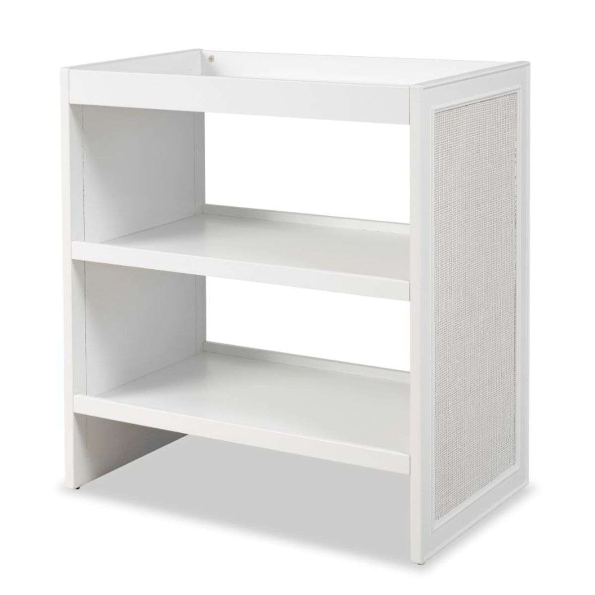 Alexandria Rattan Change Table - White