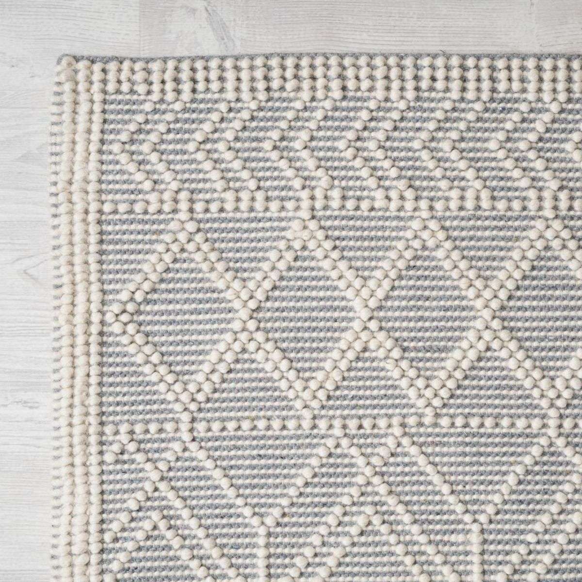 Greta Floor Rug - Natural/Grey - Large
