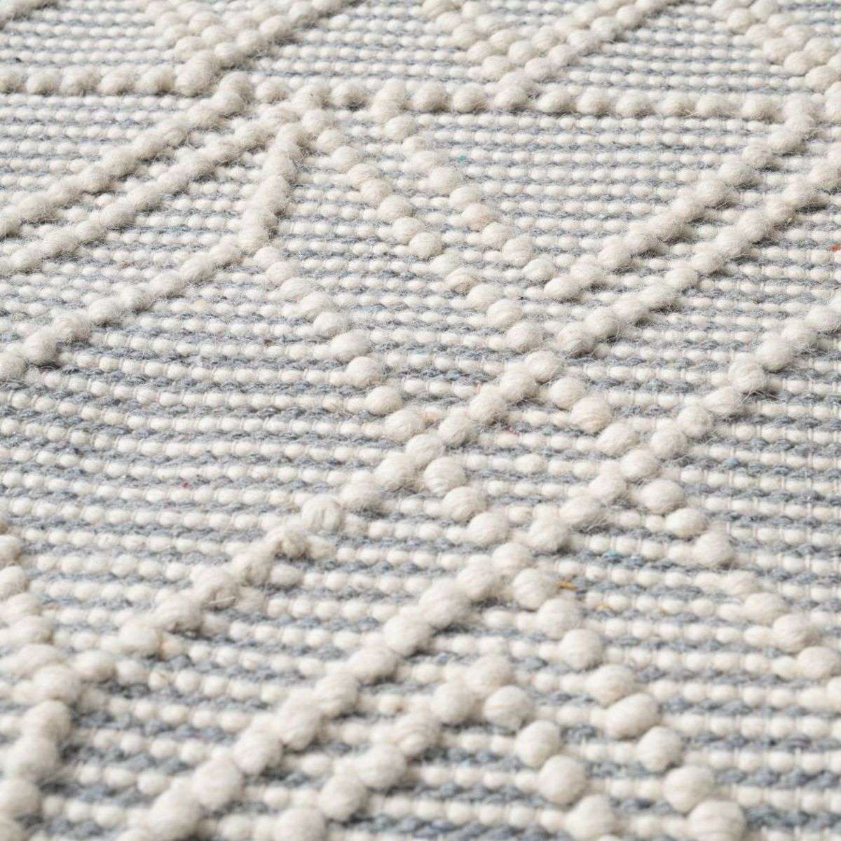 Greta Floor Rug - Natural/Grey - Large