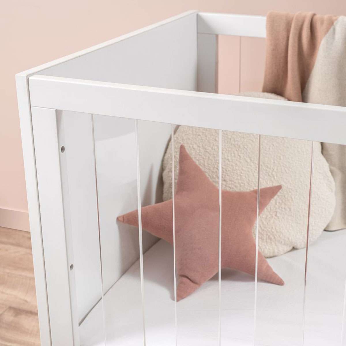 Teneriffe Acrylic Cot - Mocka New Zealand