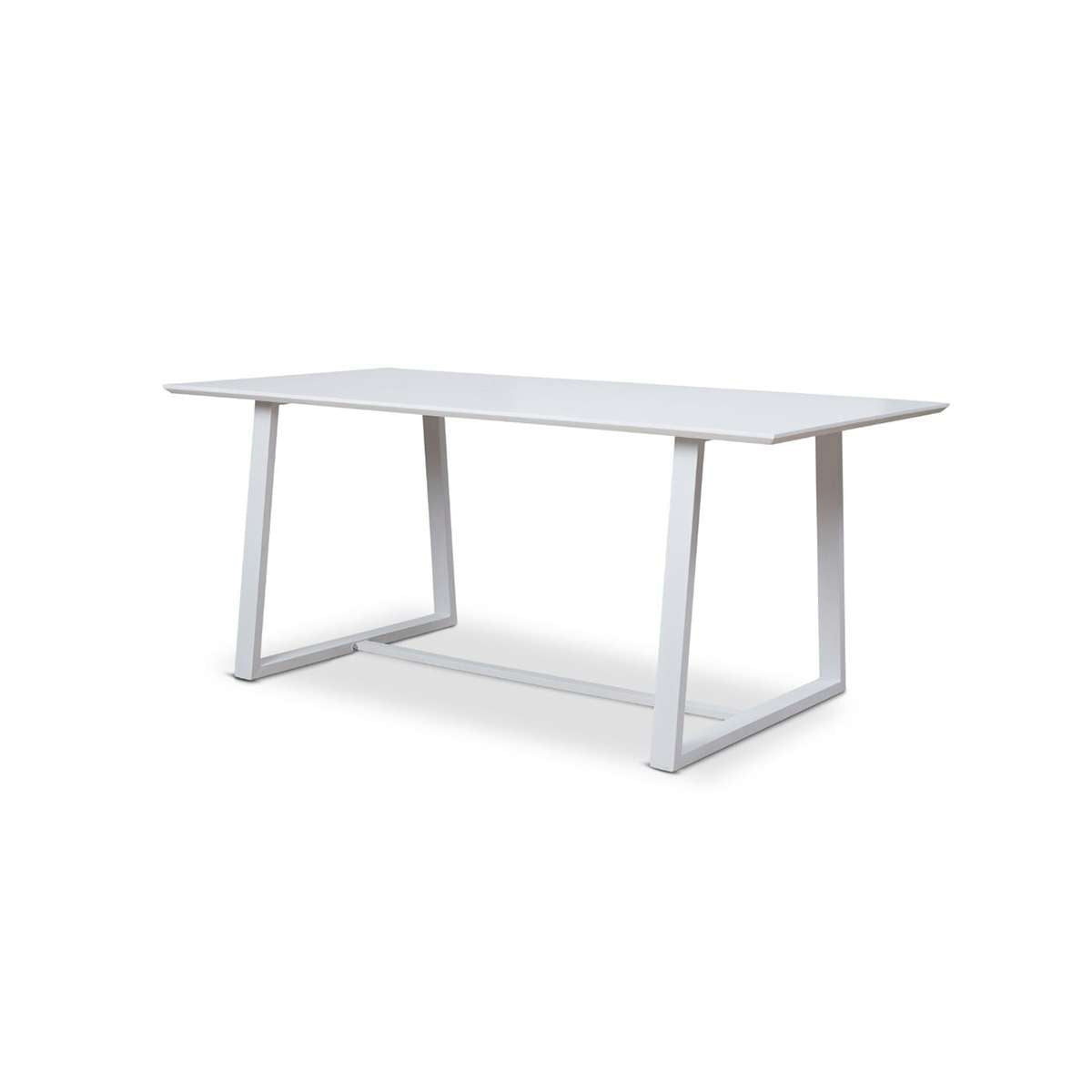 Zander 6 Seater Dining Table - White