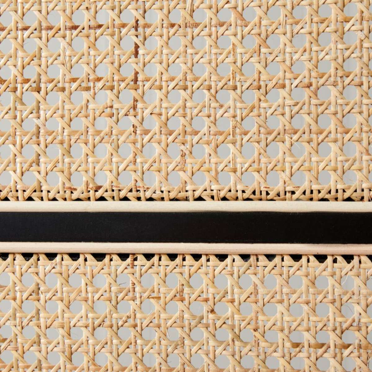 Southport Rattan Screen Divider - Black