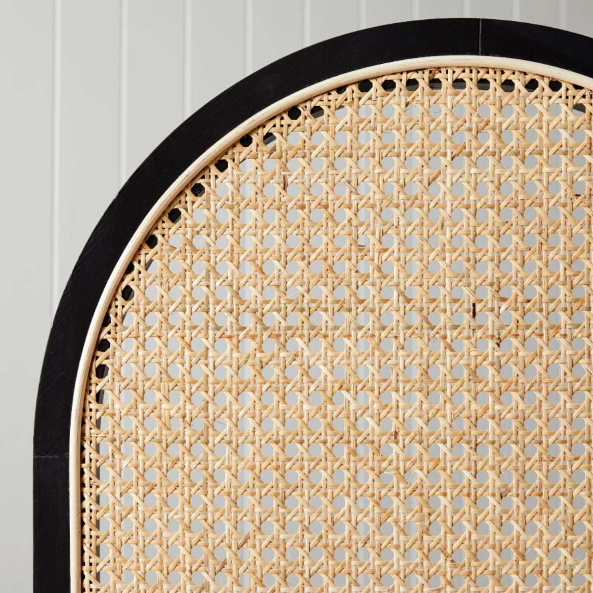 Southport Rattan Screen Divider - Black