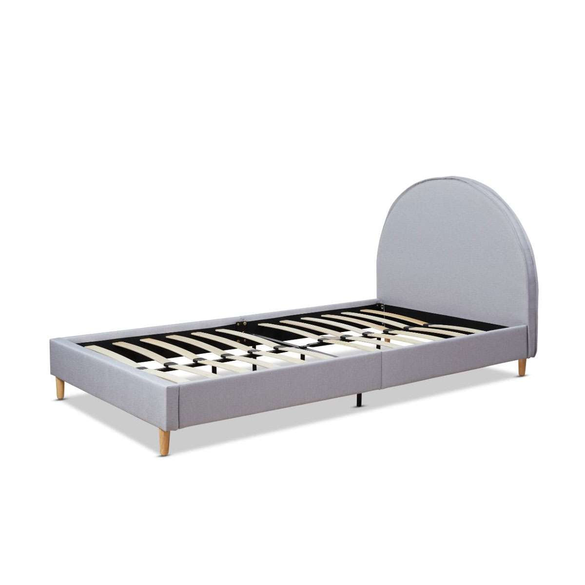 Imogen Single Bed - Light Grey