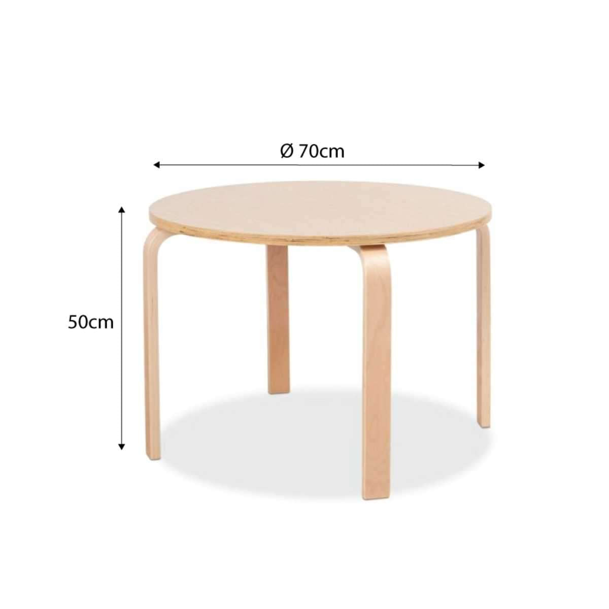 Hudson Natural Round Two Seater Chair Set | Kids Furniture | NZ