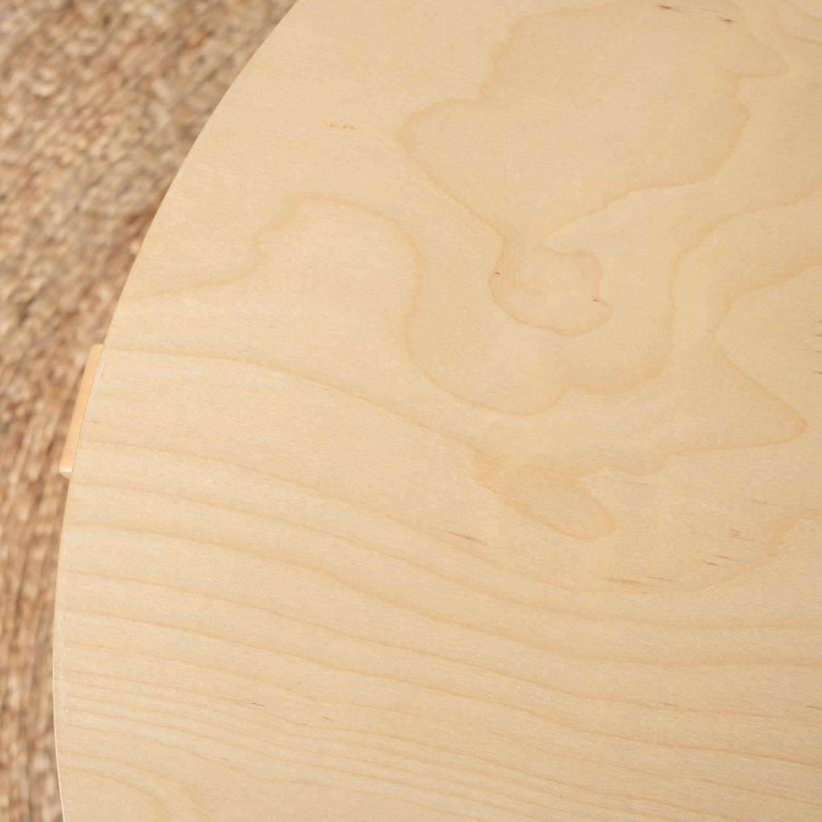 Mocka Hudson Kids Round Table - Natural | Kids Furniture