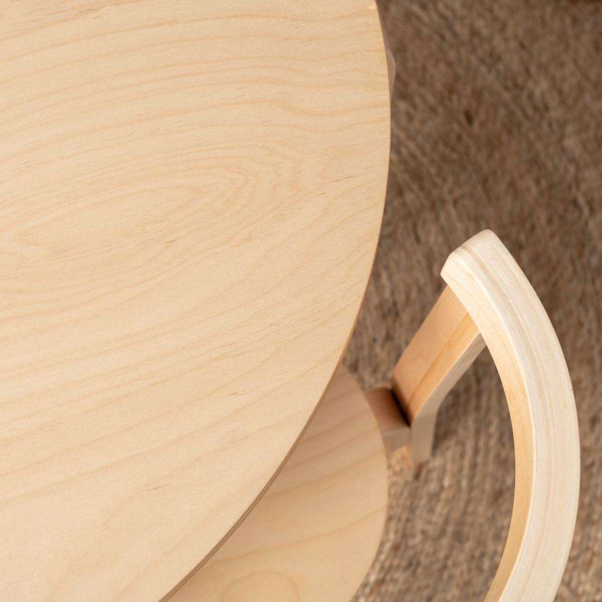 Mocka Hudson Kids Round Table - Natural | Kids Furniture