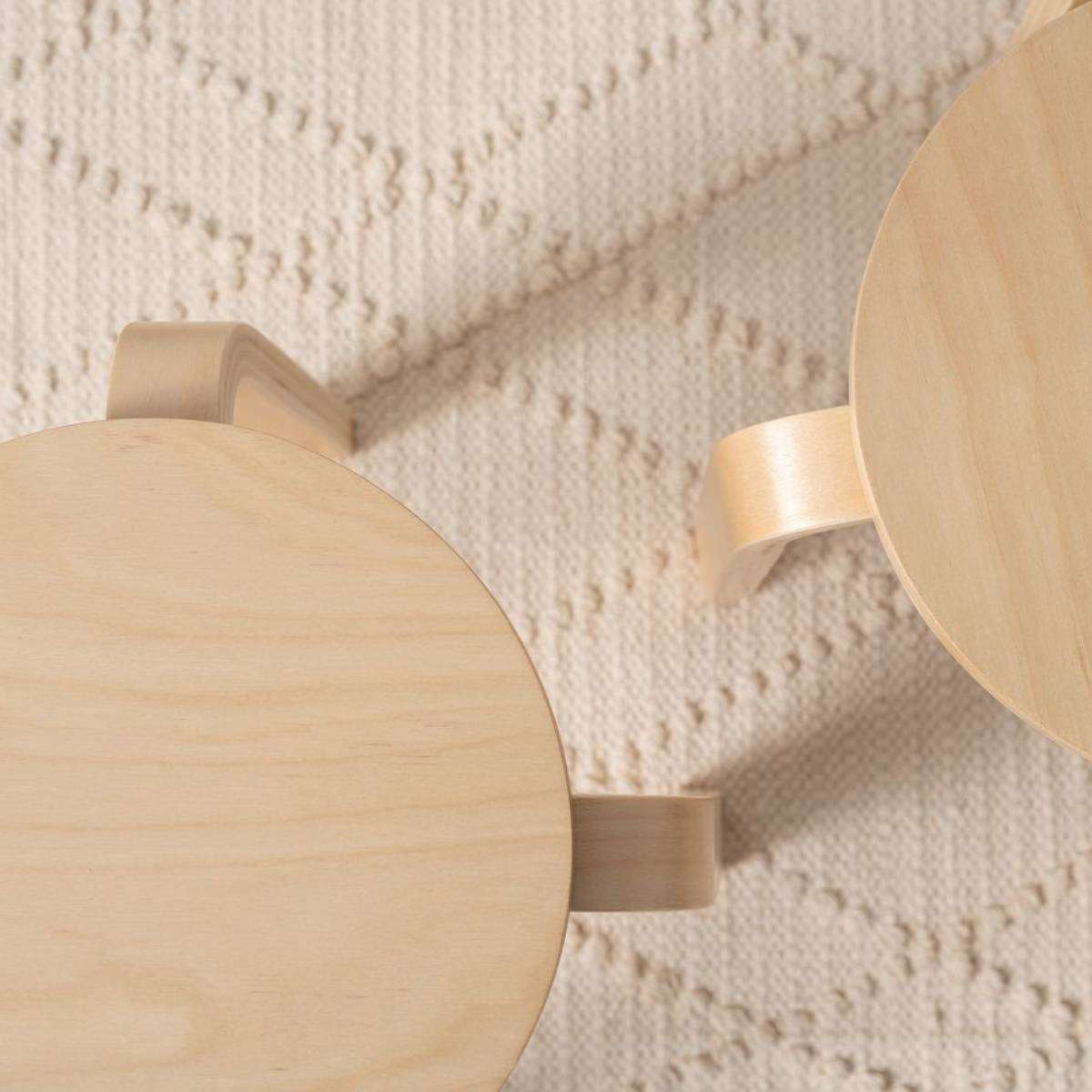 Hudson Kids Stool - Set of 2 - Natural
