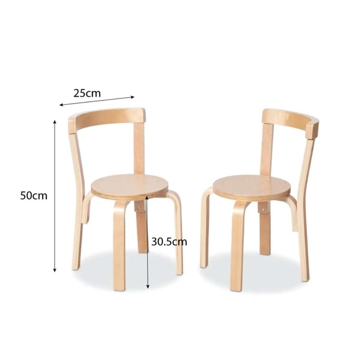 Hudson Natural Rectangular Two-Seater Chair Set | Mocka NZ