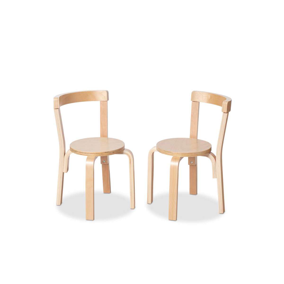 Mocka Hudson Kids Chair - Set of 2 - Natural